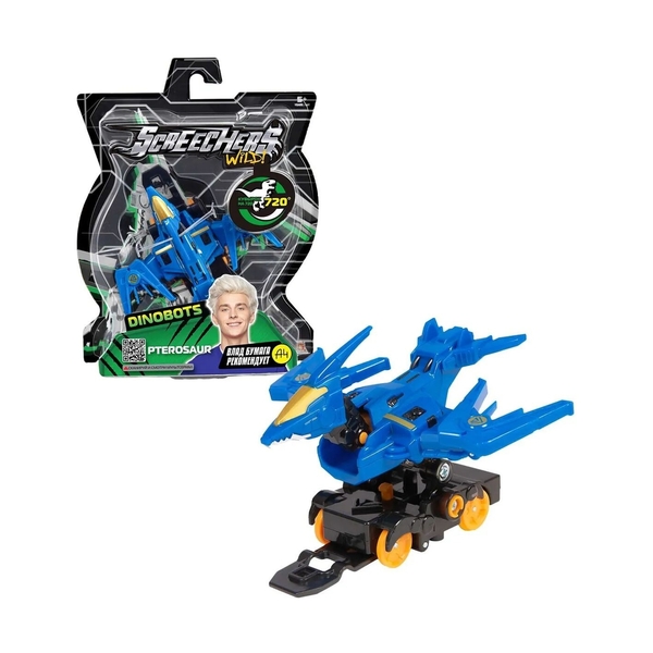 Screechers Wild Дикие Скричеры 42055 Маш-трансформер Птерозавр Дино 720. ТМ - фото