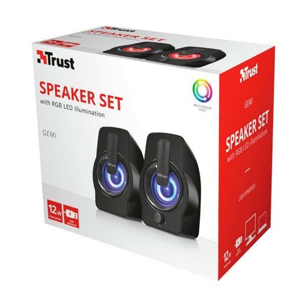 Акустическая система 2.0 Trust Gemi Black (22948) - фото 6