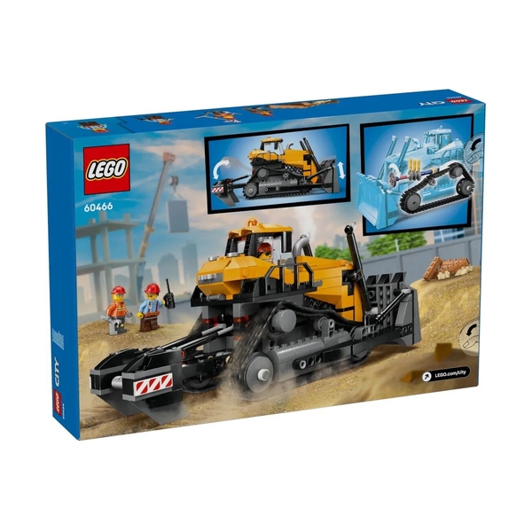 Конструктор Lego 60466 Город Желтый бульдозер - фото 10
