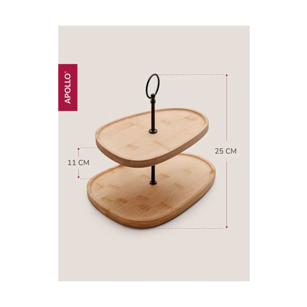 Подставка сервировочная двухъярусная Apollo Formaje FOR-03 - фото 9