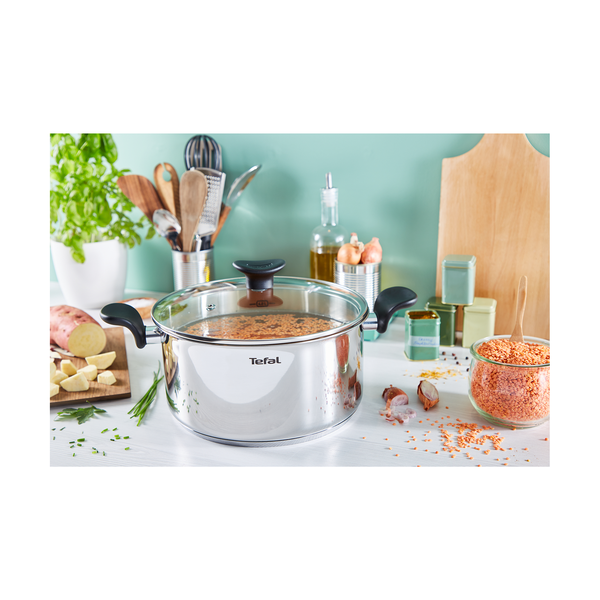 Посуда Tefal E3084474 кастрюля с кр. 20 см - фото 5