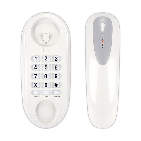 Проводной телефон Texet TX-236 серый - фото