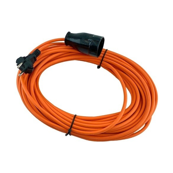 Удлинитель силовой шнур GLANZEN гн ПВС 2х1 20м арт ЕS-20-002 - фото