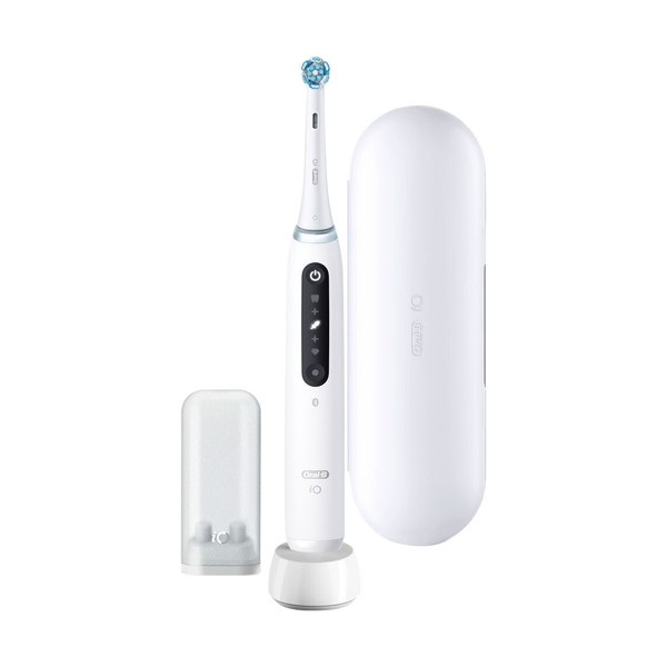 Электрическая зубная щётка Oral-B iO Series 5 White Alabaster, Белая - фото 2