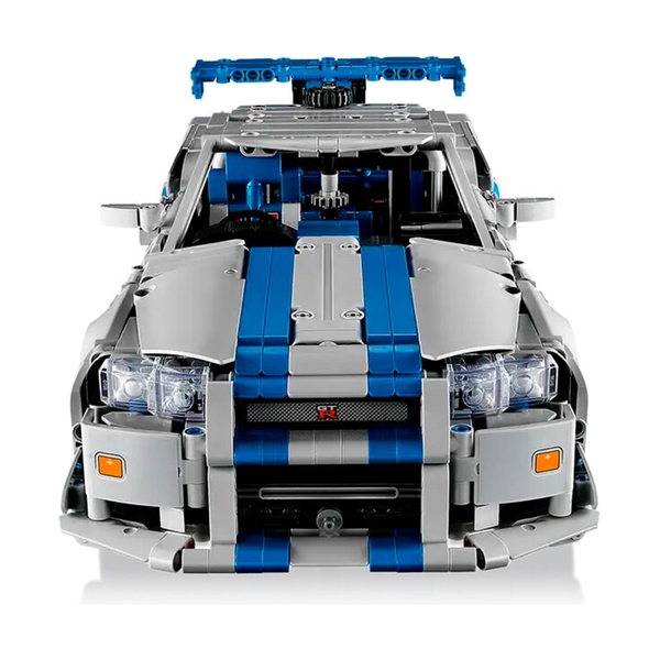 Конструктор Lego Nissan Skyline GT-R (R34) Техник Двойной форсаж: автомобиль 42210 - фото 5