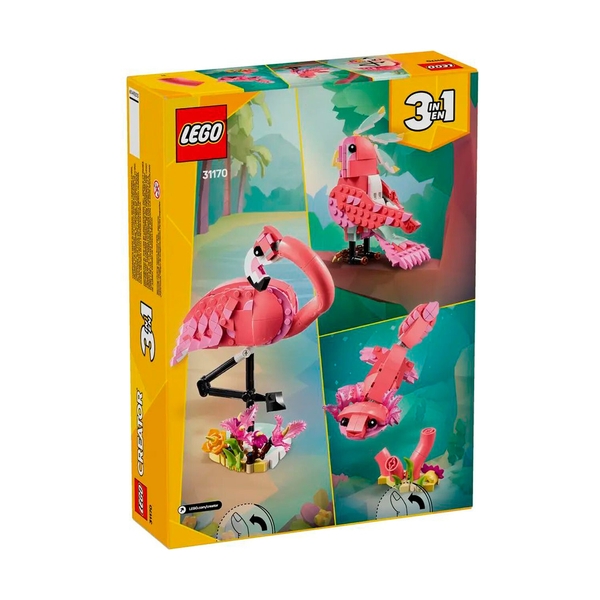 Конструктор Lego 31170 Криэйтор Дикие животные: розовый фламинго - фото 12