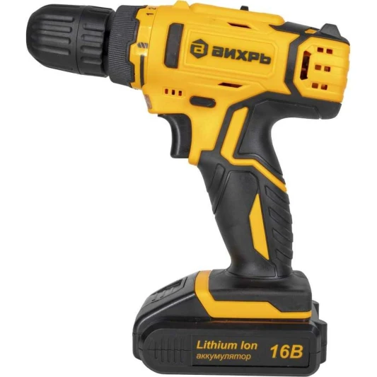 Дрель-шуруповерт аккумуляторная Вихрь ДА-16Л-2К