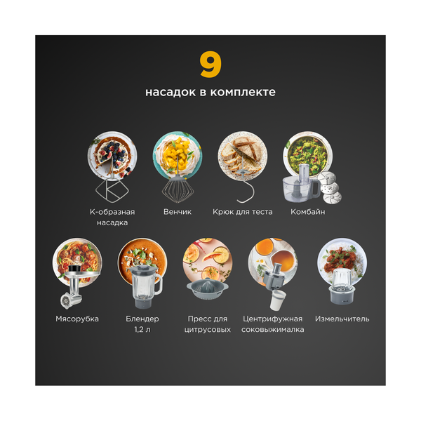 Кухонный комбайн KENWOOD KHC29.W0SI - фото 4