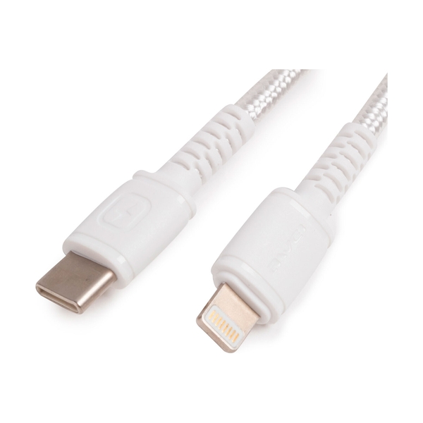 Интерфейсный кабель Awei Type-C to Lightning (Iphone) CL-118L, 5V, 1m, Белый - фото