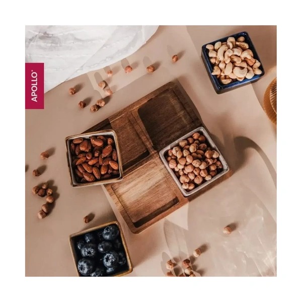 Менажницы 4 шт c подставкой Apollo Breeze BRZ-06 - фото 9