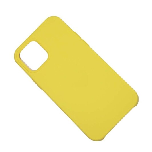 Чехол Soft Touch для Iphone 12 Желтый - фото