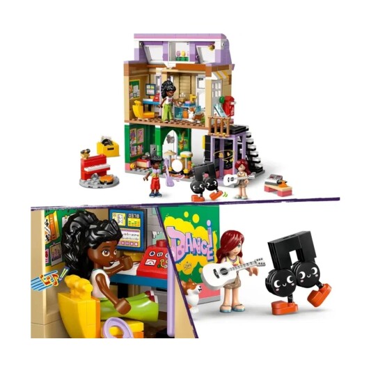 Конструктор Lego 42653 Подружки Музыкальный магазин и квартира - фото 5