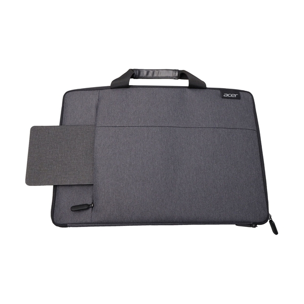 Нейлоновая сумка для ноутбука Acer Sustainable Urban Sleeve, 70% recycled PET, 15, Black - фото 6