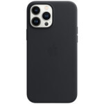 Чехол iPhone 13 Pro Max Leather Case with MagSafe - Midnight Model A2704 - фото