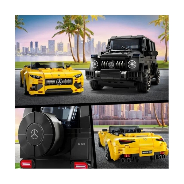 Конструктор Lego 76924 Speed Champions Mercedes-AMG G 63 и Mercedes-AMG SL 63 - фото 7