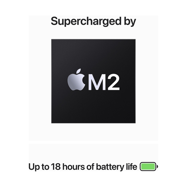 Apple MacBook Air 15 / M2 / 8 Gb / 256 Gb / 15.3" / Midnight (MQKW3) - фото 4