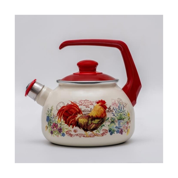 Чайник с бак. руч. Metrot, Золотой Петушок, 2,5л, 196631 - фото 4