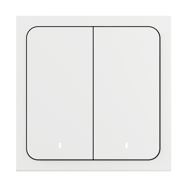 Умный беспроводной выключатель Яндекс YNDX-00535 2 клавишы - фото