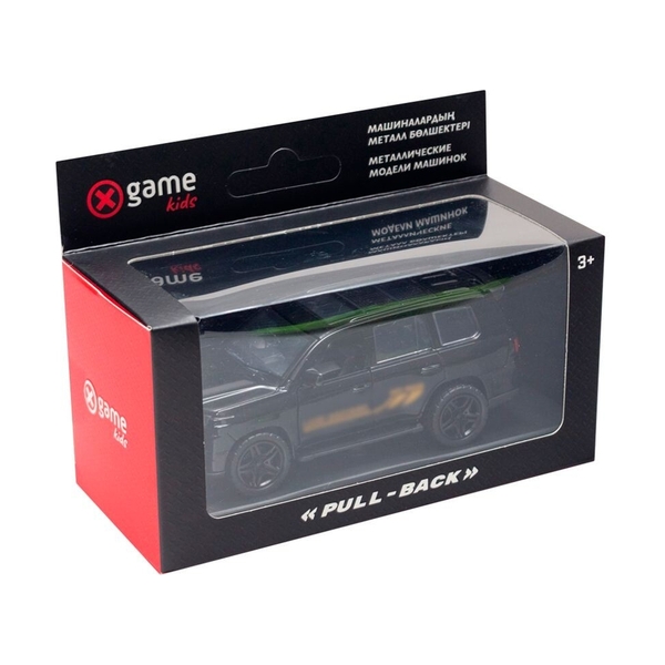 Металлическая машинка, X-Game Kids, 91080B, 1:32, 12 см, Чёрная - фото 3