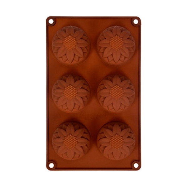 Форма из силикона д/выпечки MARMITON Кексы фигурные, 6 ячеек - фото 10