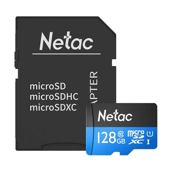 Карта памяти Netac P500 128 Гб, Class 10 U1 (NT02P500STN-128G-R) - фото