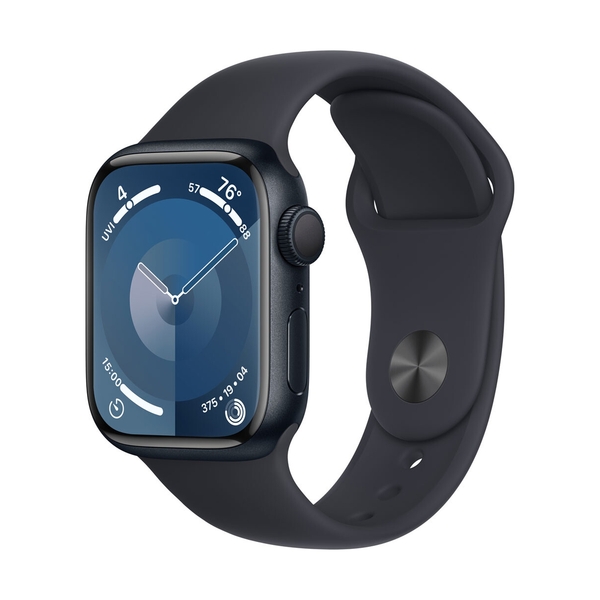 Смарт часы Apple Watch Series 9 GPS 45mm Midnight Aluminium Case with Midnight Sport Band - S/M - фото