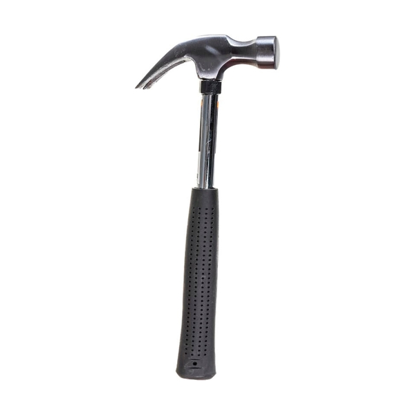 Молоток-гвоздодер, 450 г, боек 27 мм, металлическая трубчатая обрезиненная рукоятка// Sparta - фото 3