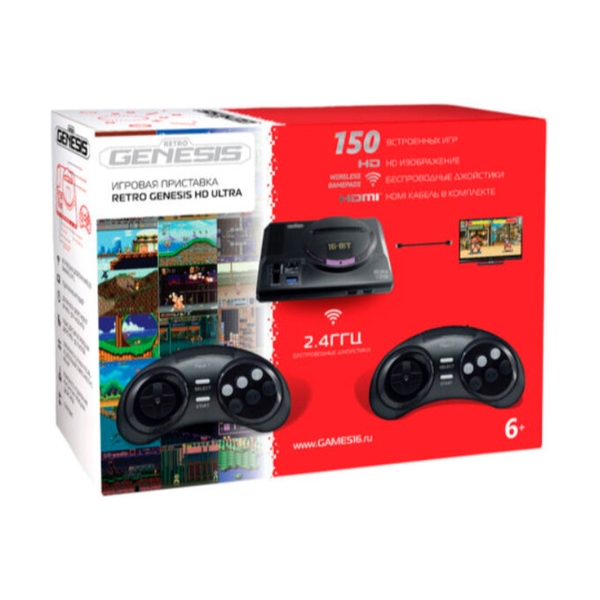 Игровая приставка SEGA Retro Genesis HD Ultra + 150 игр ZD-06a - фото 2