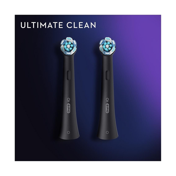 Насадки Oral-B iO Ultimate Clean Black для электрической зубной щетки, 2 шт., для тщательного удаления налета - фото 10