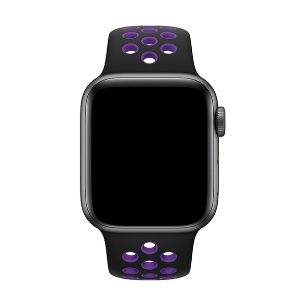 Ремешок Apple 40mm Black/Hyper Grape Nike Sport Band - S/M & M/L - фото 3