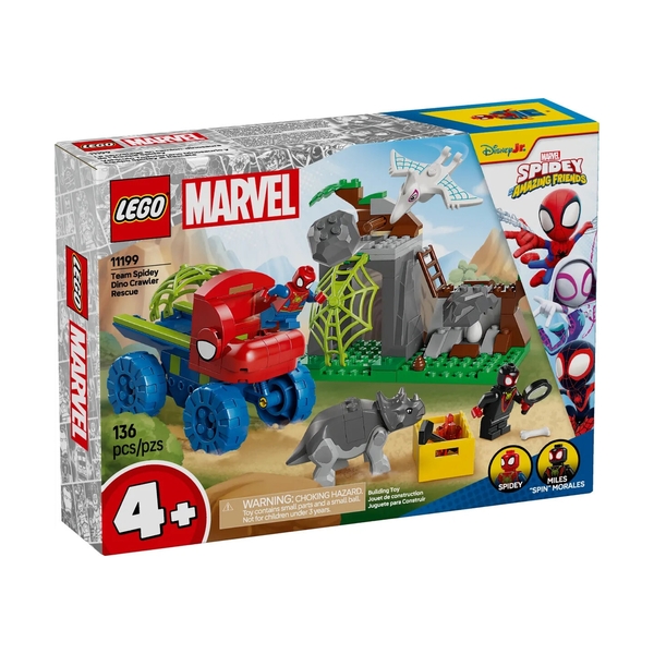 Конструктор Lego 11199 Spidey Спасение на диновездеходе команды Спайди - фото