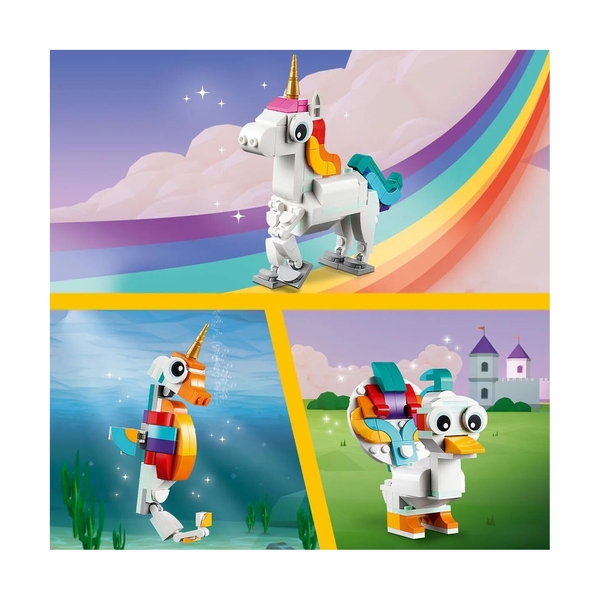 Конструктор Lego 31140 Криэйтор Волшебный единорог - фото 9