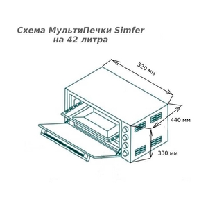 Электрическая печь Simfer M4200 - фото 8