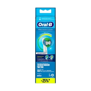 Насадки Oral-B Precision Clean CleanMaximiser для электрической зубной щетки, 4 шт., для удаления налета, для эффективной чистки - фото 2