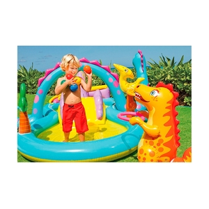 Детский надувной игровой бассейн Dinoland INTEX, 57135NP - фото 3