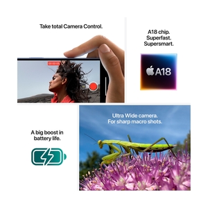 Apple iPhone 16 128GB Black MYE73HX/A - фото 8