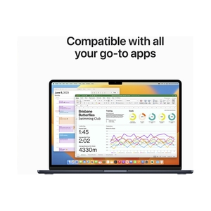 Apple MacBook Air 15 / M2 / 8 Gb / 256 Gb / 15.3" / Midnight (MQKW3) - фото 7