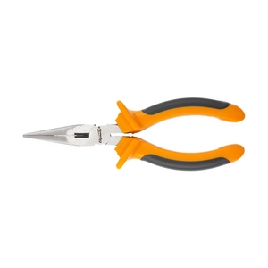 Длинногубцы, Comfort, 180 мм, прямые шлифованные, двухкомпонентные рукоятки// Sparta - фото 4