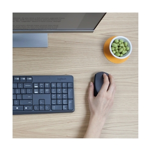 Клавиатура + Мышь беспроводные Logitech MK235, Grey (920-007948) - фото 2