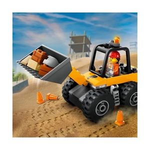 Конструктор Lego 60450 Город Желтый строительный колесный погрузчик - фото 7