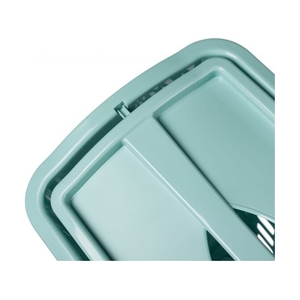 Корзина для белья с поворотной крышкой узкая 430х260х580 ММ, 38Л (Светло-голубой) 431255431 - фото 2