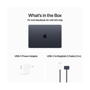 Apple MacBook Air 15 / M2 / 8 Gb / 256 Gb / 15.3" / Midnight (MQKW3) - фото 12