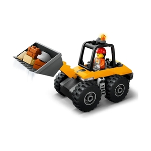 Конструктор Lego 60450 Город Желтый строительный колесный погрузчик - фото 4