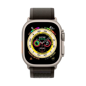 Смарт-часы Apple Watch Ultra GPS + Cellular, 49mm Titanium Case with Black/Gray Trail Loop - S/M - фото 2