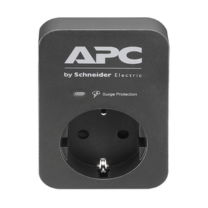 Сетевой фильтр APC PME1WB-GR, 1 розетка, Black - фото 2