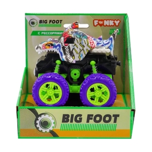 Машинка Акула Funky Toys 4х4 фрикционная с фиолетовыми колесами FT9792-2 - фото 2