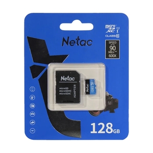 Карта памяти Netac P500 128 Гб, Class 10 U1 (NT02P500STN-128G-R) - фото 3