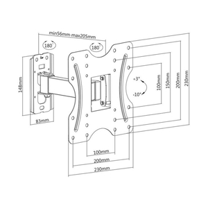 Кронштейн Brateck KLA27-221 - фото 2