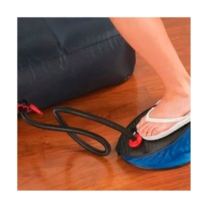 Насос ножной Bellows Foot Pump 28 см., INTEX, 69611, Пластик, Шланг 0.8м., 3 насадки, Объем камеры 3 л., Чёрно/синий, Пакет - фото 5