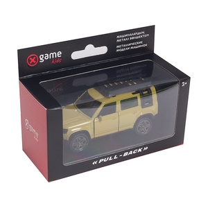 Металлическая машинка, X-Game Kids, 26440LG, 1:32, 12 см, Светлый Хакки - фото 2